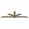 Ekena Millwork Redmond Smooth Timber Gable Bracket, Douglas Fir, 96"W x 28"H x 1 1/2"D x 5 1/2"F, 7/12 Pitch GBW096X28X0206RED00SDF - alternate 4